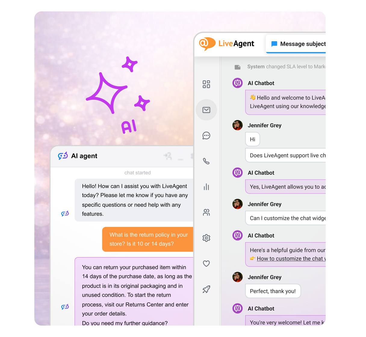 Valentino dienos LiveAgent pasiūlymas