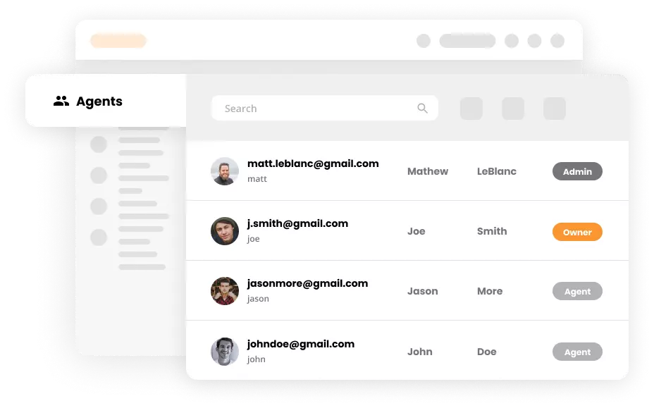 LiveAgent agentų maketas