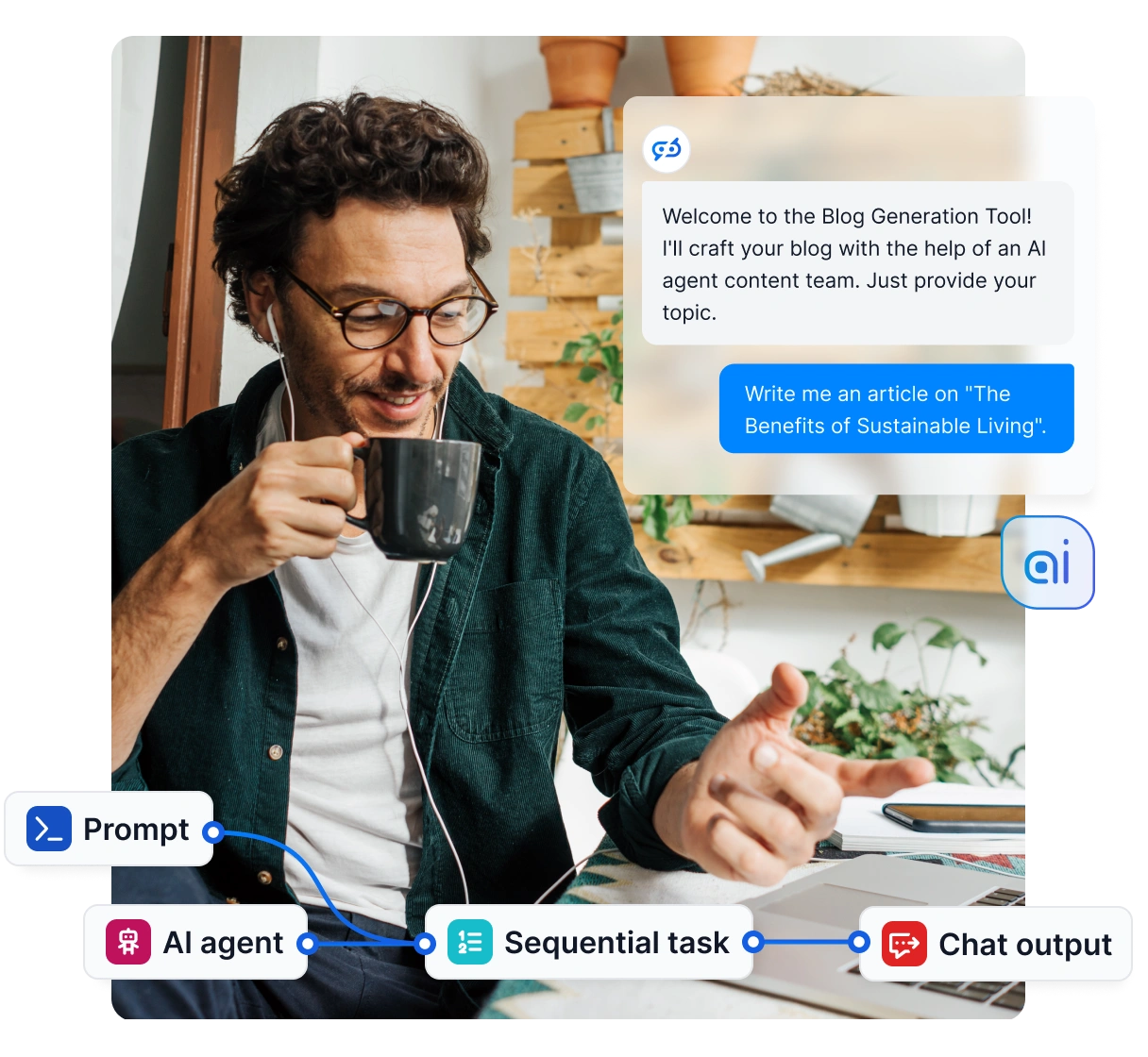 LiveAgent valdymo skydelio iliustracija