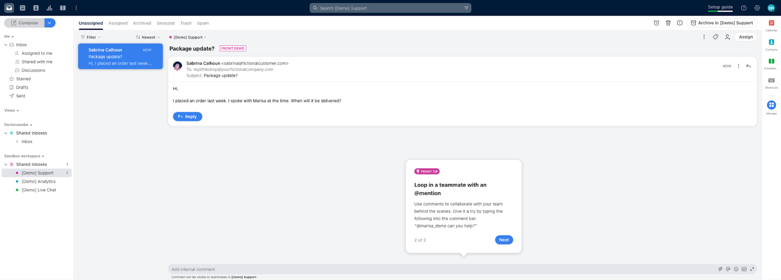 Front bilieto aplinka