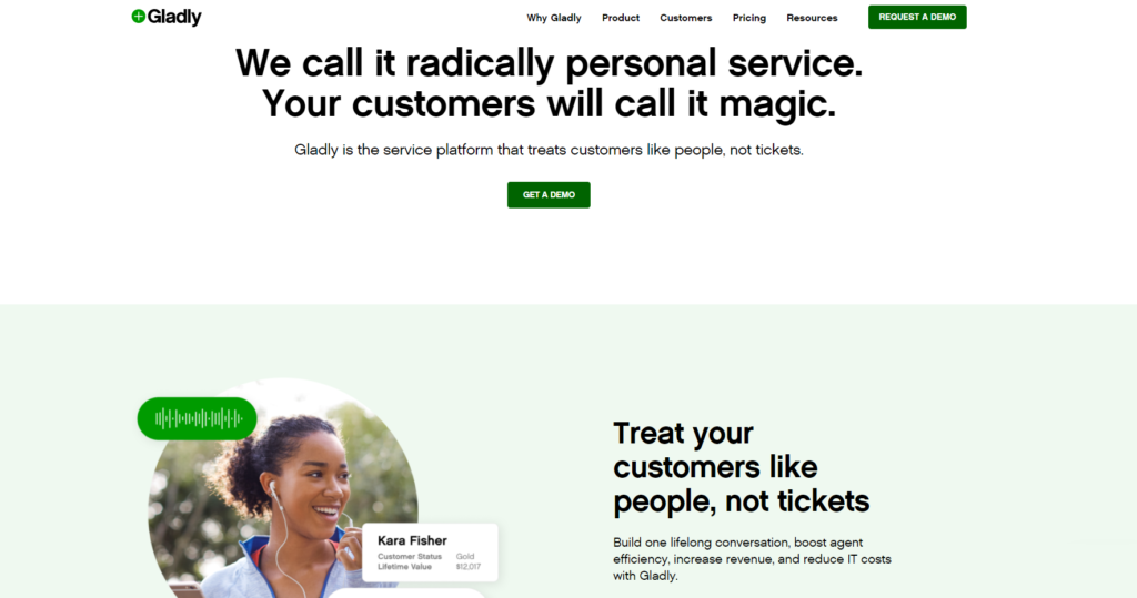 Gladly pradžios puslapis