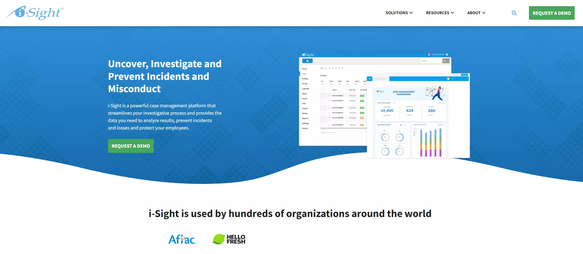 iSight pagrindinis puslapis