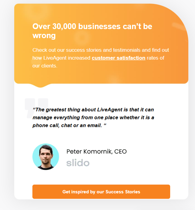 Kodėl įmonės pasitiki LiveAgent