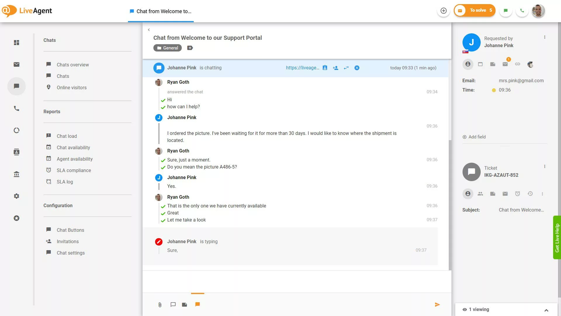 Vykstantis realaus laiko rašymo peržiūros pokalbis