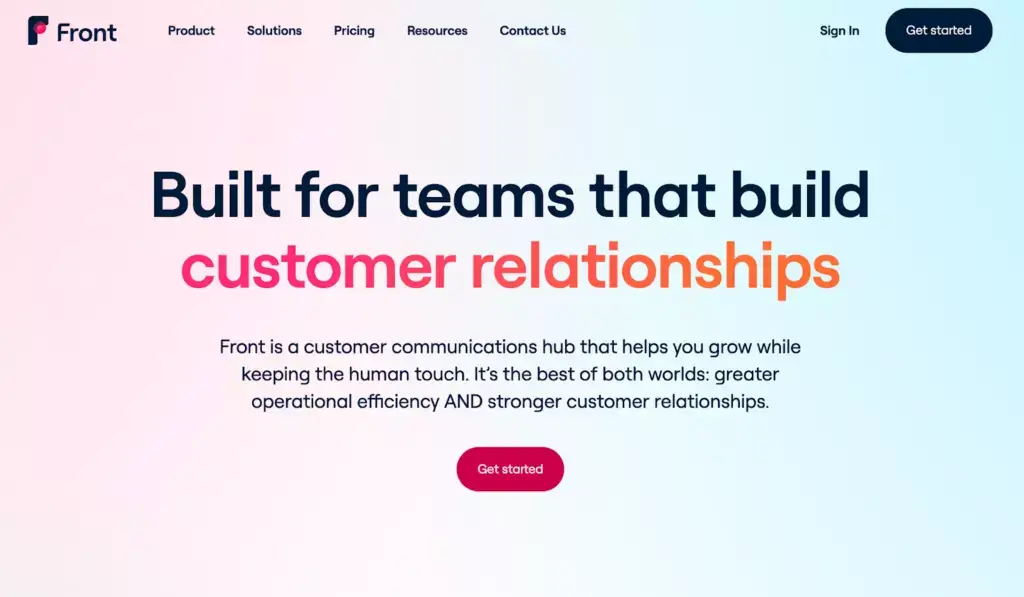 Front pradžios puslapis