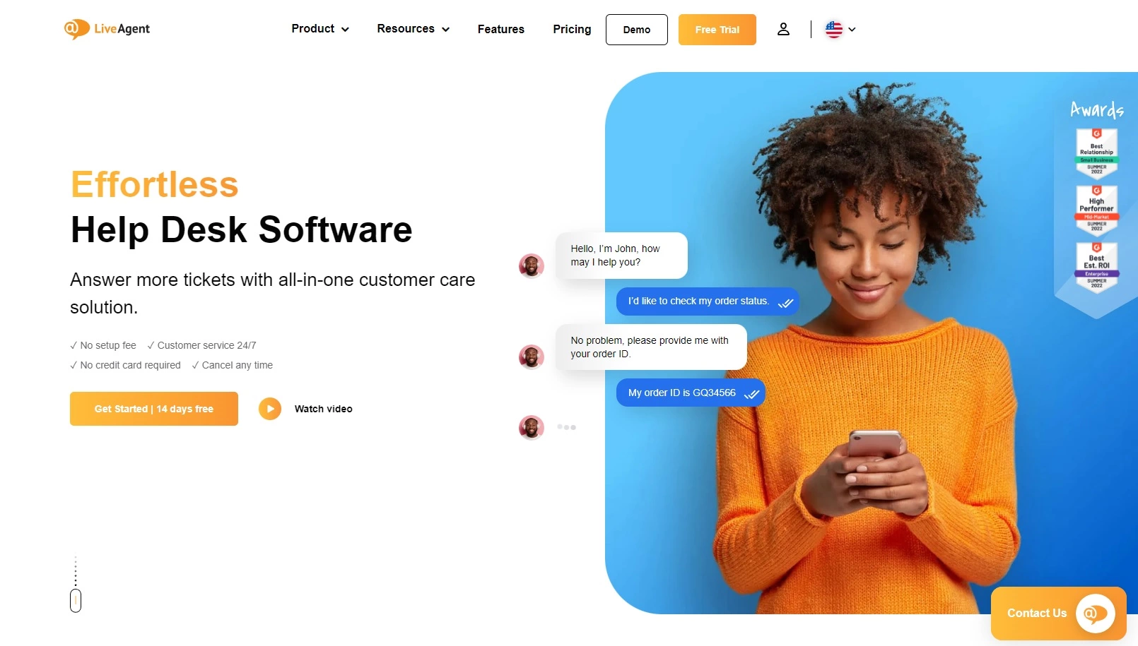 LiveAgent pagalbos stalo programinė įranga