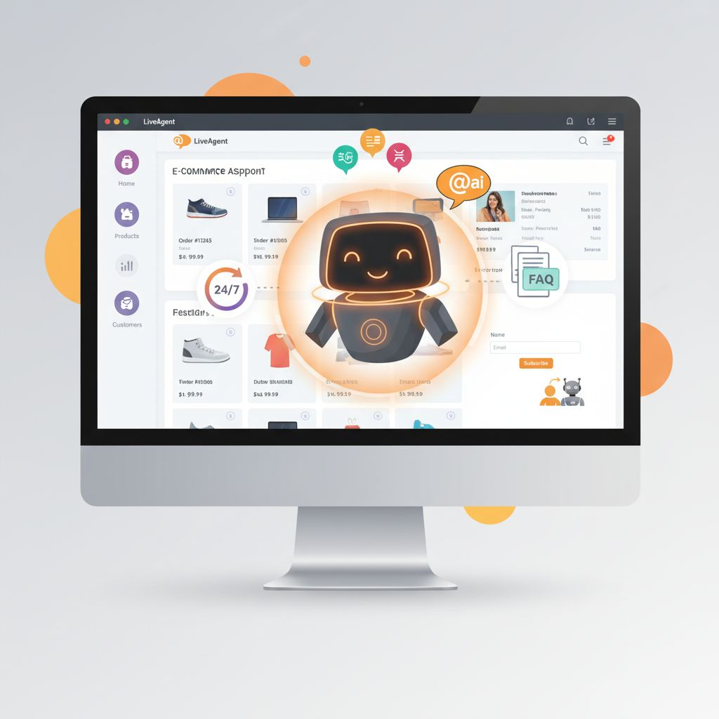 Chatbot, padedantis spręsti Shopify klausimus