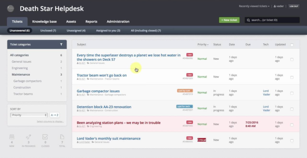 Jitbit pagalbos stalo bilieto sistemos
