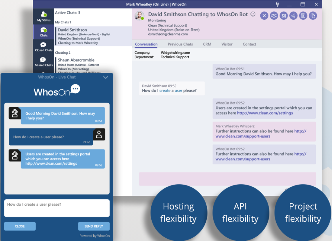 WhosOn tiesioginės pokalbio apžvalga
