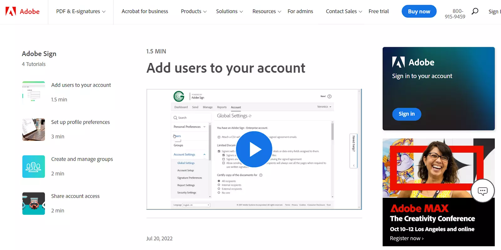 Adobe vaizdo žinių bazės pavyzdys