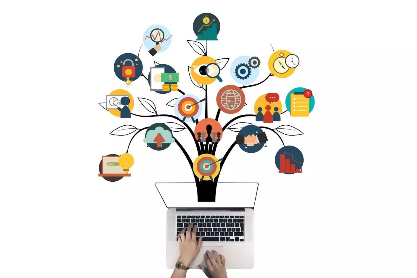 Prekės ženklo strategijos iliustracija