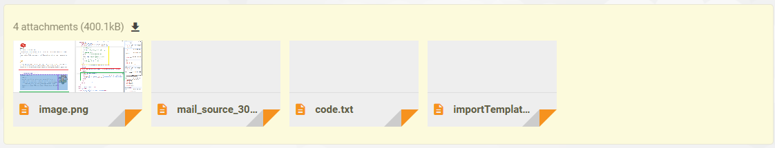 Masinis priedų atsisiuntimas