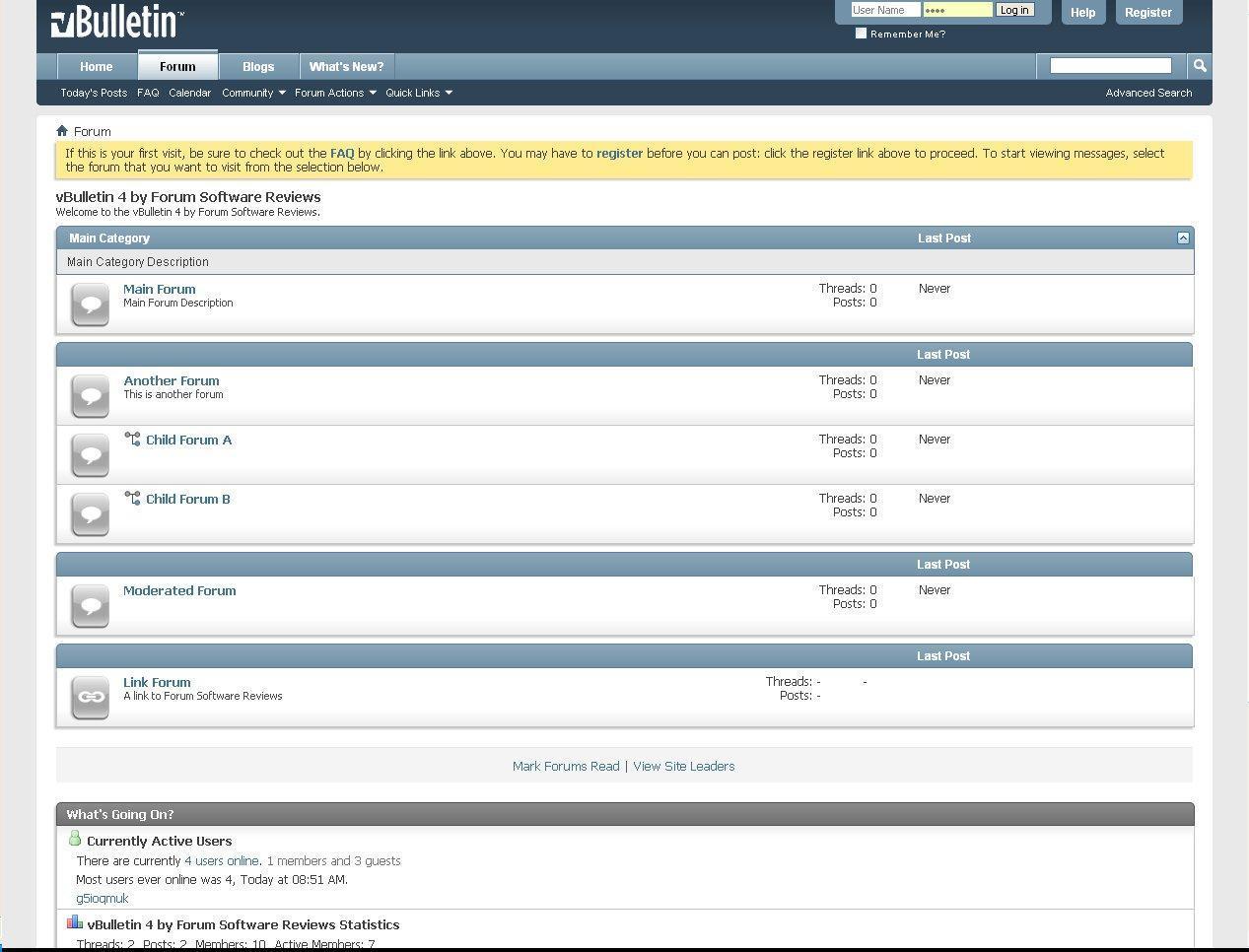vBulletin forum software