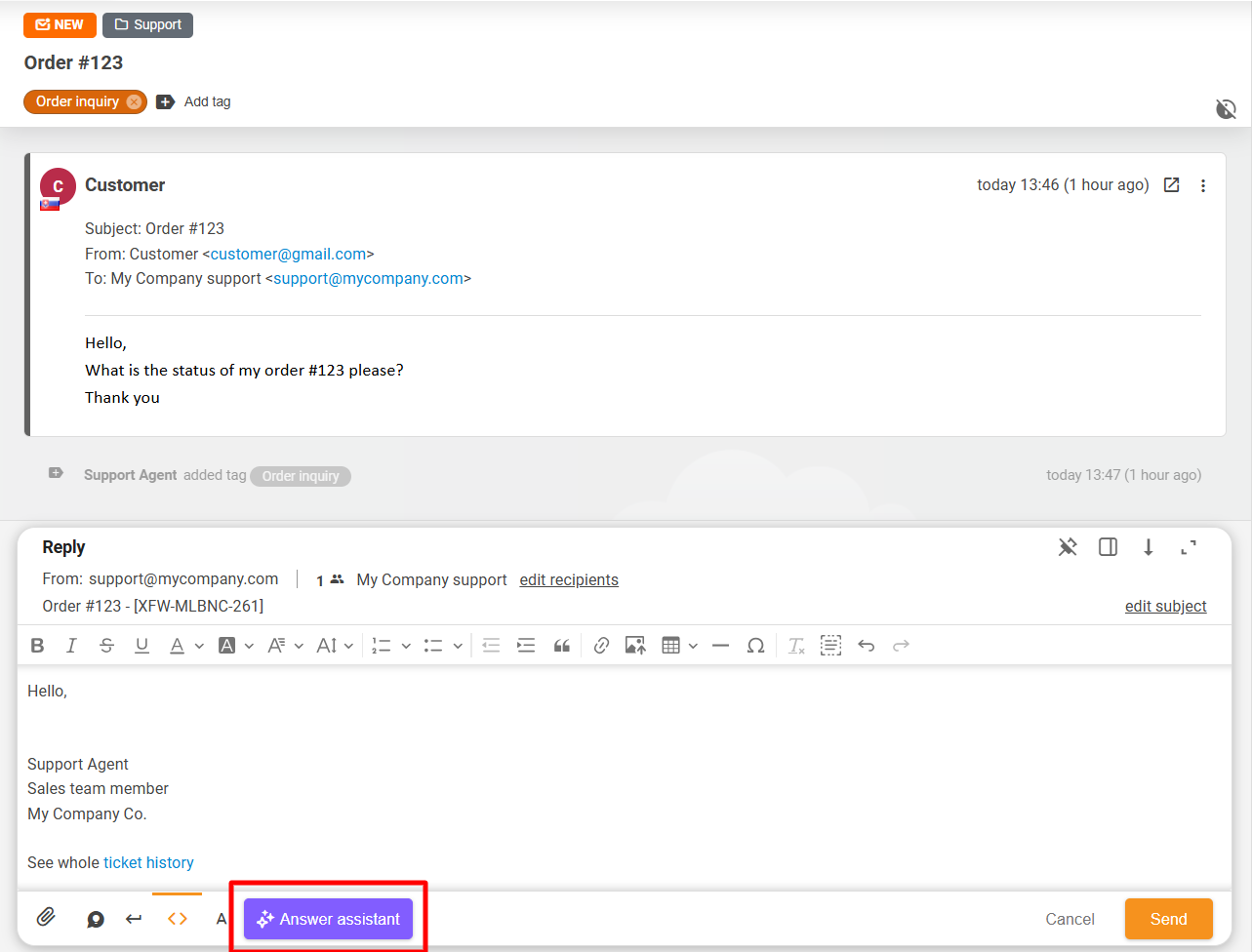 Nauja dirbtinio intelekto atsakymų asistento sąsaja