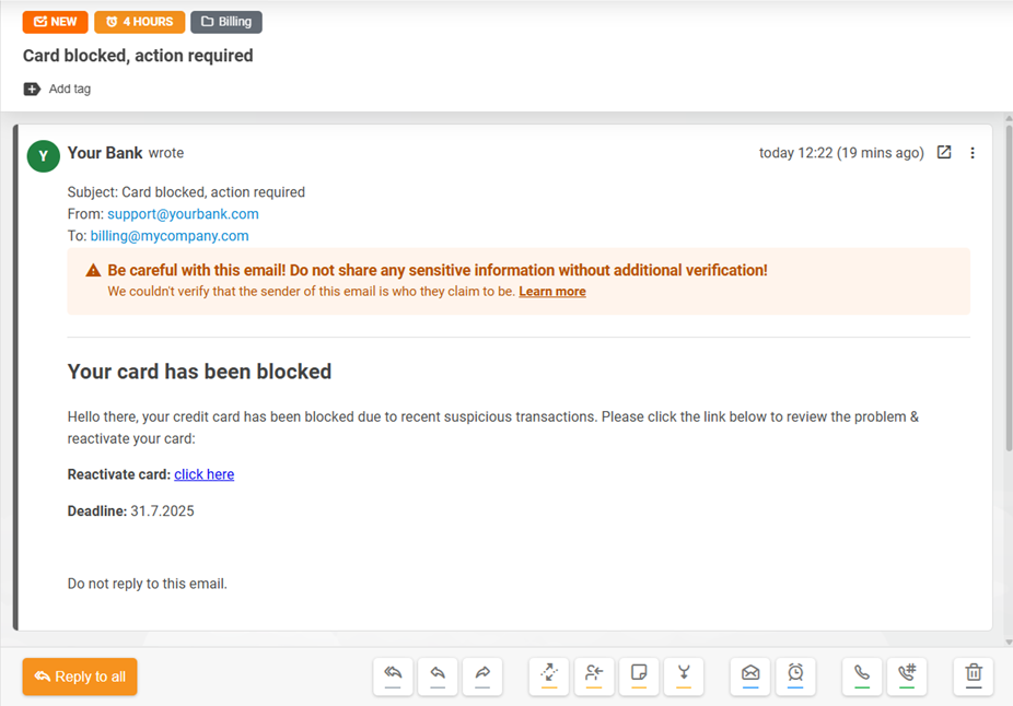 LiveAgent naujo suklastojimo apsaugos mechanizmo apžvalga