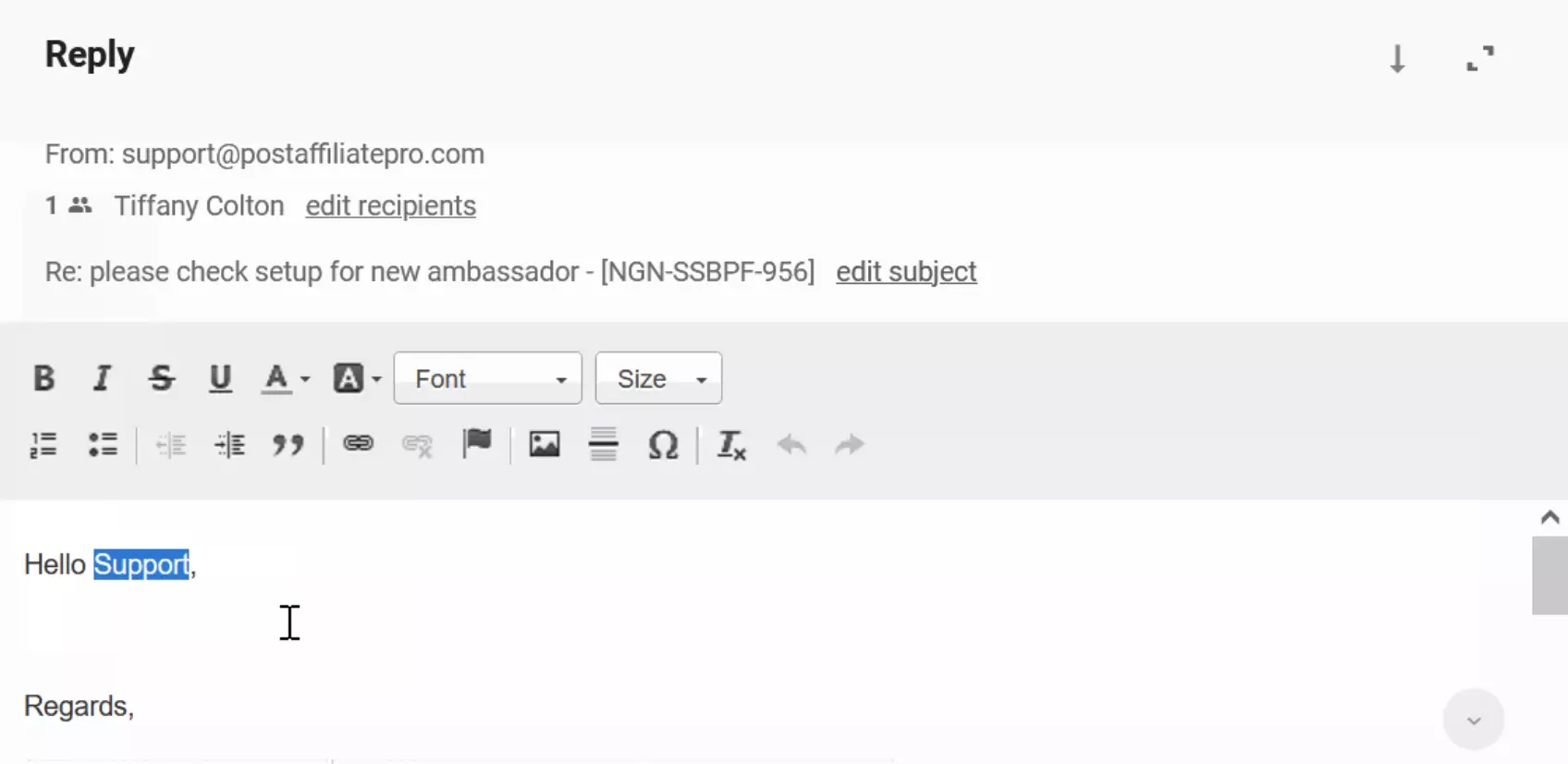 Neteisingos vardo paieškos biliete pavyzdys