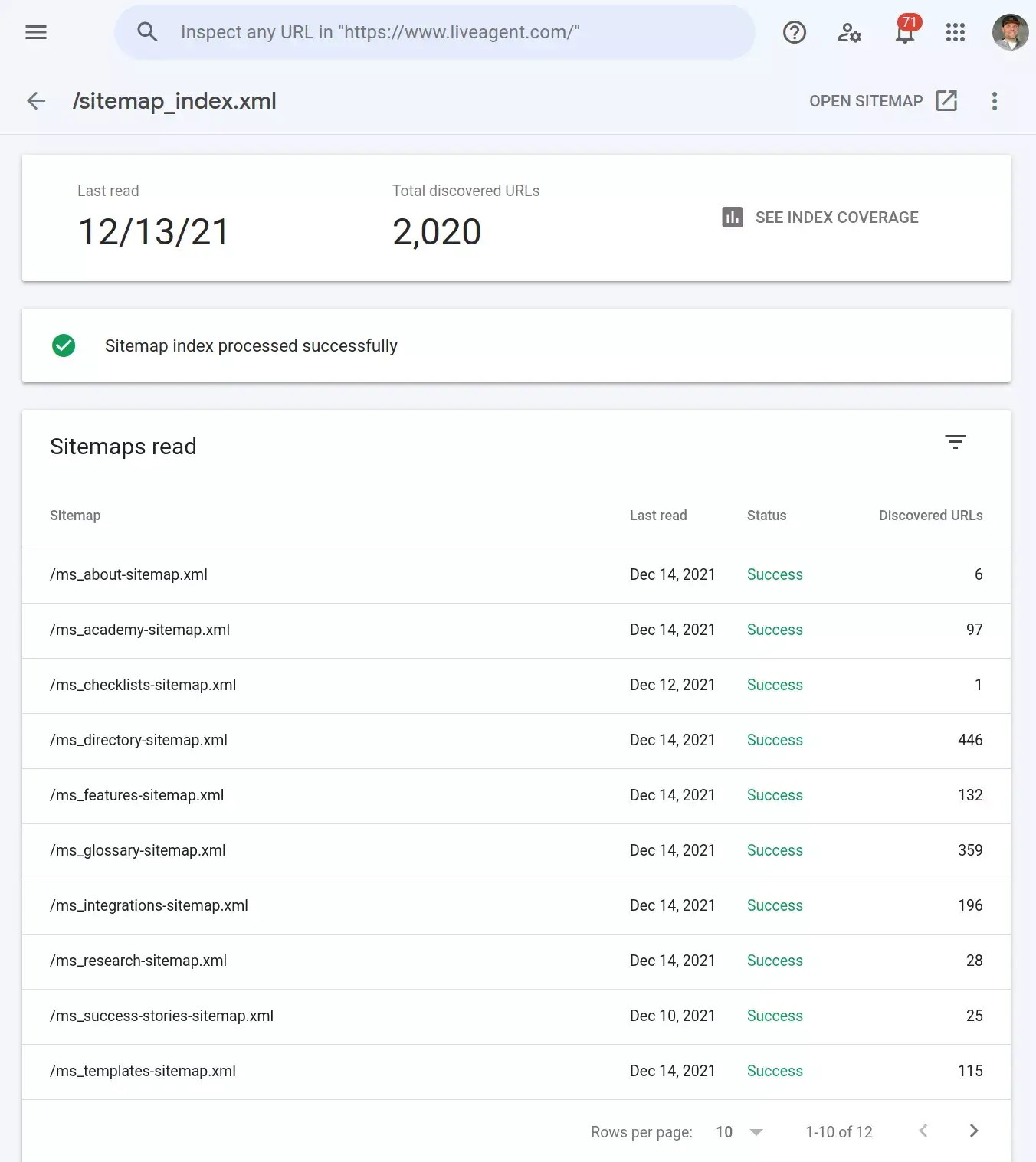 Pridėkite visus savo svetainės žemėlapius