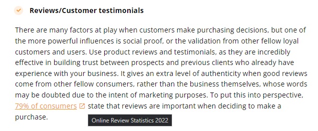 Nuorodų kūrimo pavyzdys LiveAgent straipsnyje