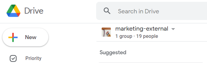 Google Drive pavyzdys