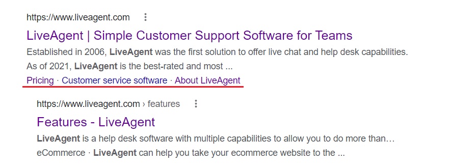 Kotvės nuorodų pavyzdys