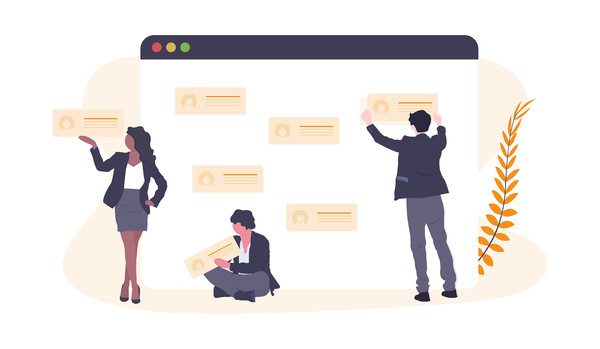 skaitmeninės rinkodaros kliento profiliai-iliustracija