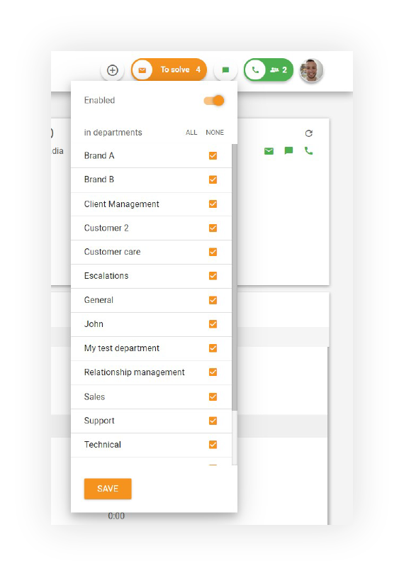 Bilietai automatiškai priskiriami skyriams