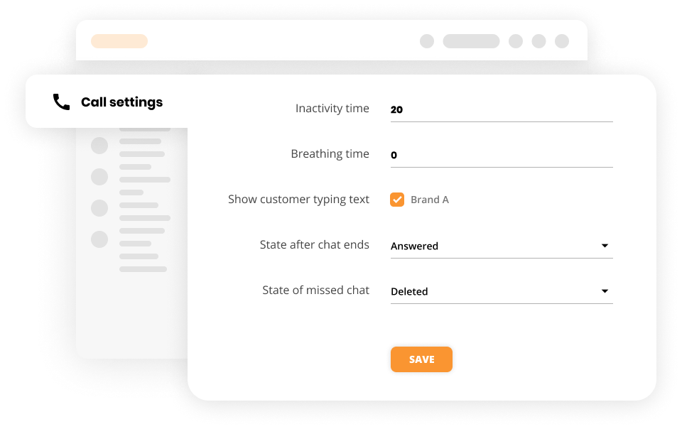 Skambučio nustatymai klientų aptarnavimo programinėje įrangoje - LiveAgent