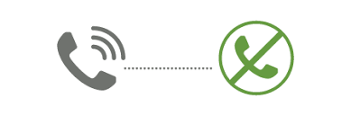 Skambučių blokavimo piktogramos