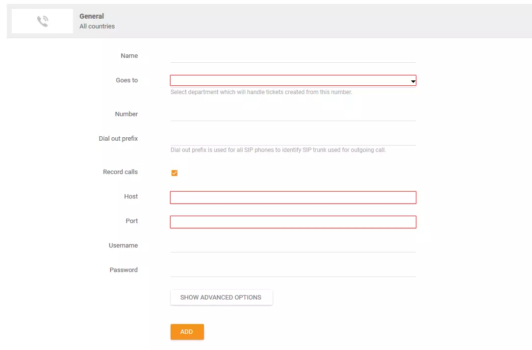 Skambučio informacijos nustatymas