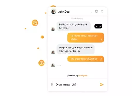 LiveAgent tiesioginė pokalbio sąsaja