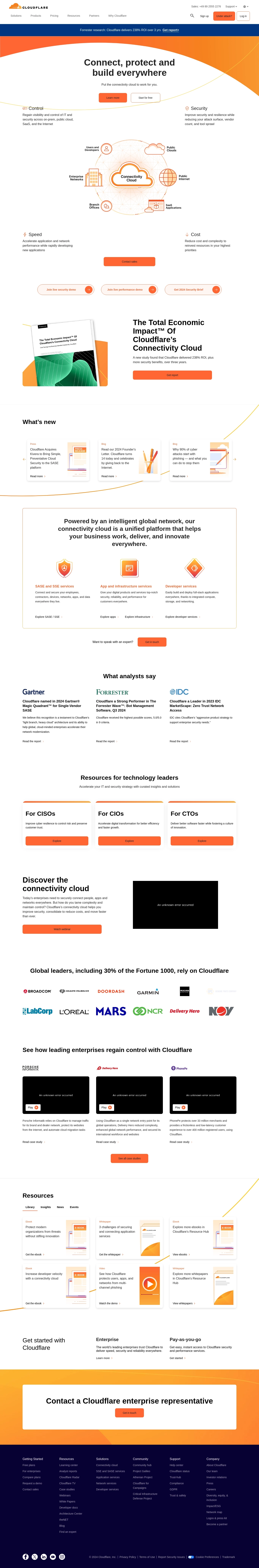 Cloudflare pagalbos stalo kontaktai