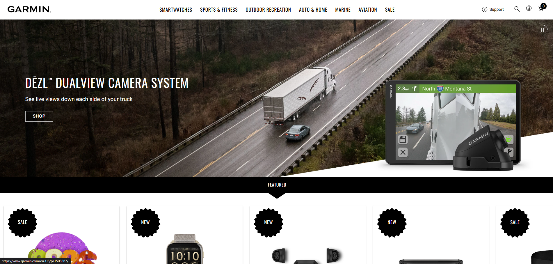 Garmin pagalbos stalo kontaktai