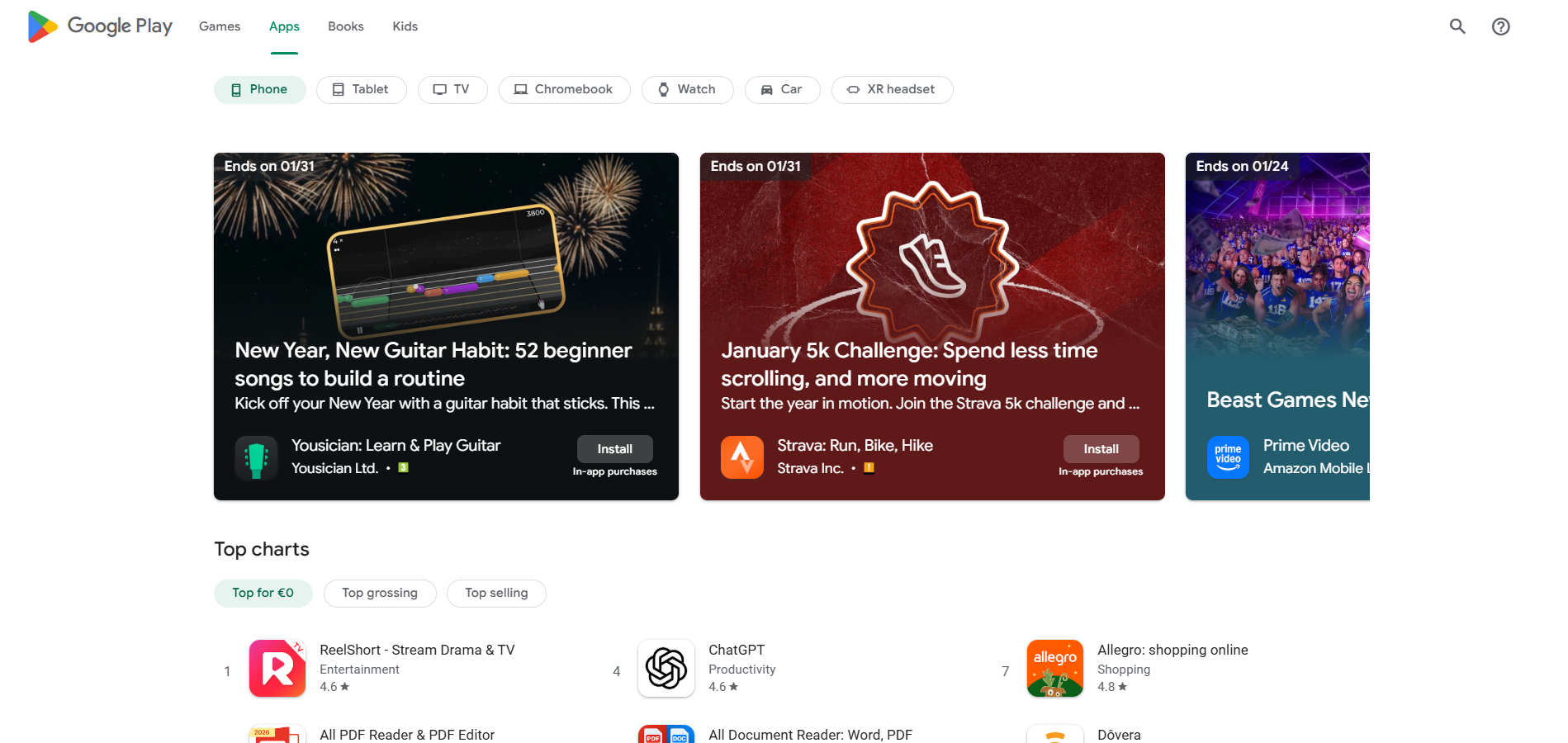Google Play pagalbos stalo kontaktai
