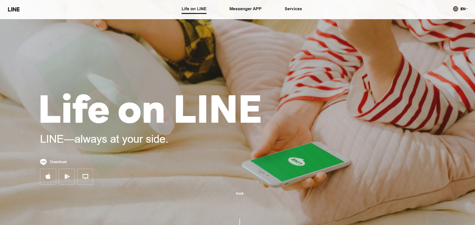 LINE pagalbos stalo kontaktai