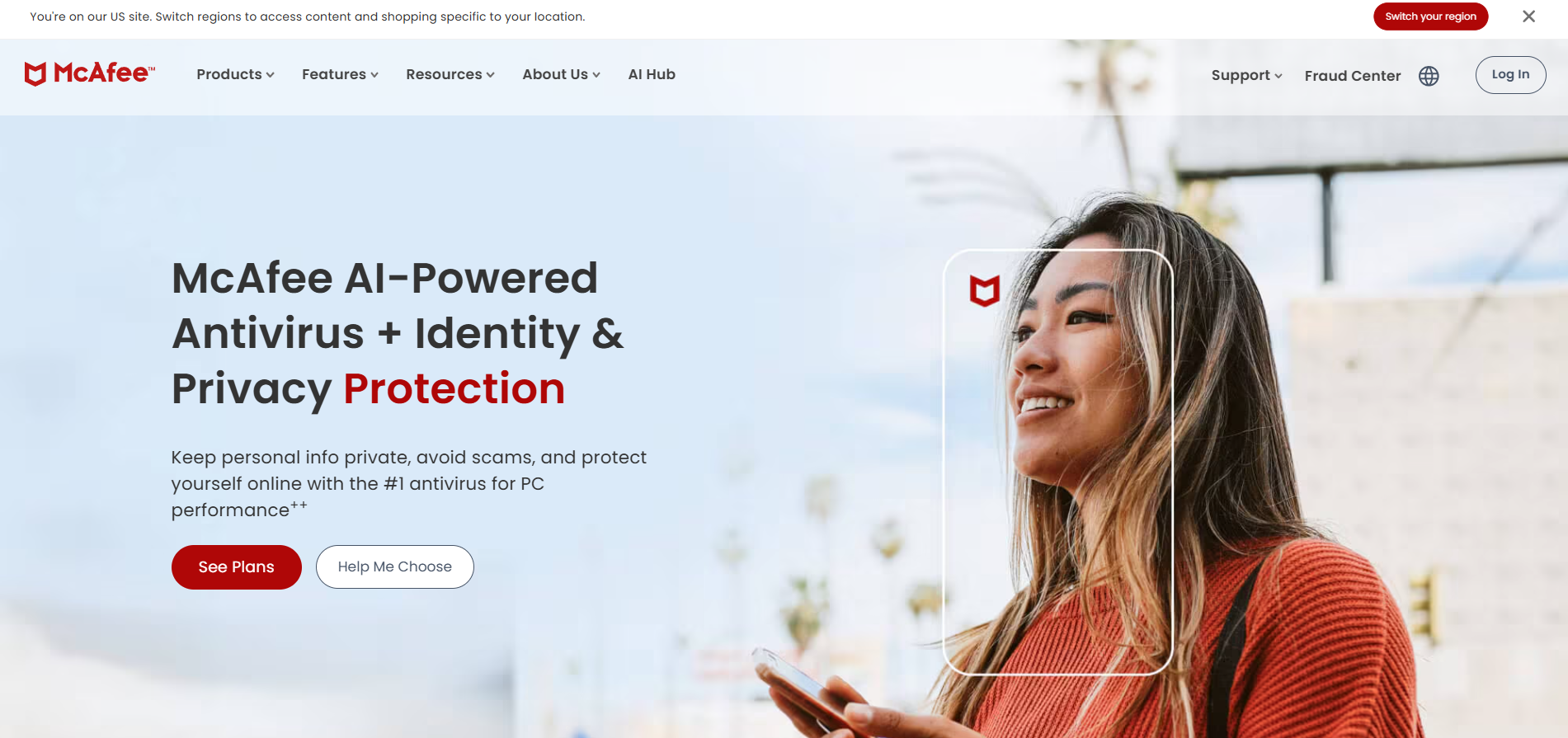 McAfee pagalbos stalo kontaktai