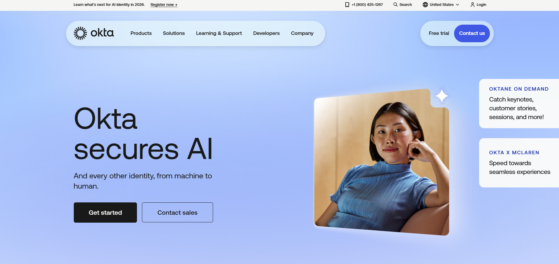 Okta pagalbos stalo kontaktai