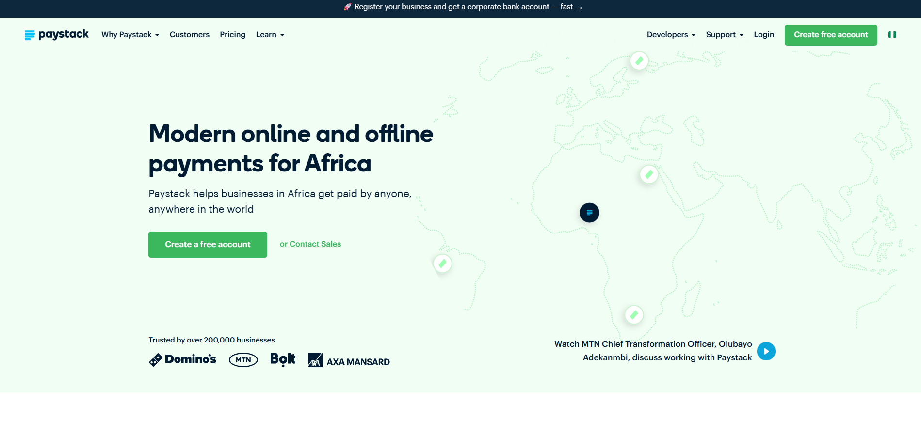 Paystack pagalbos stalo kontaktai