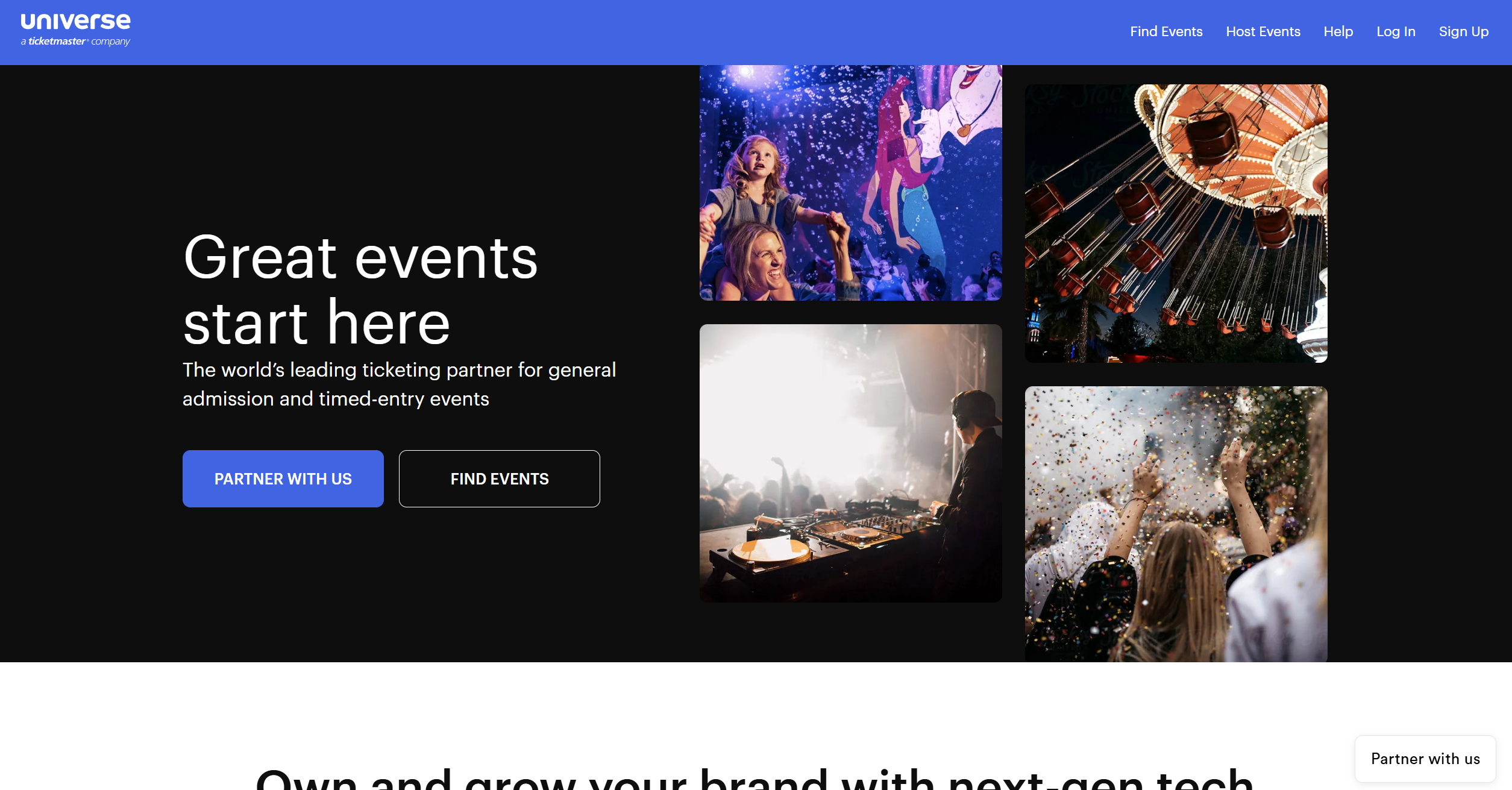 Universe pagalbos stalo kontaktai