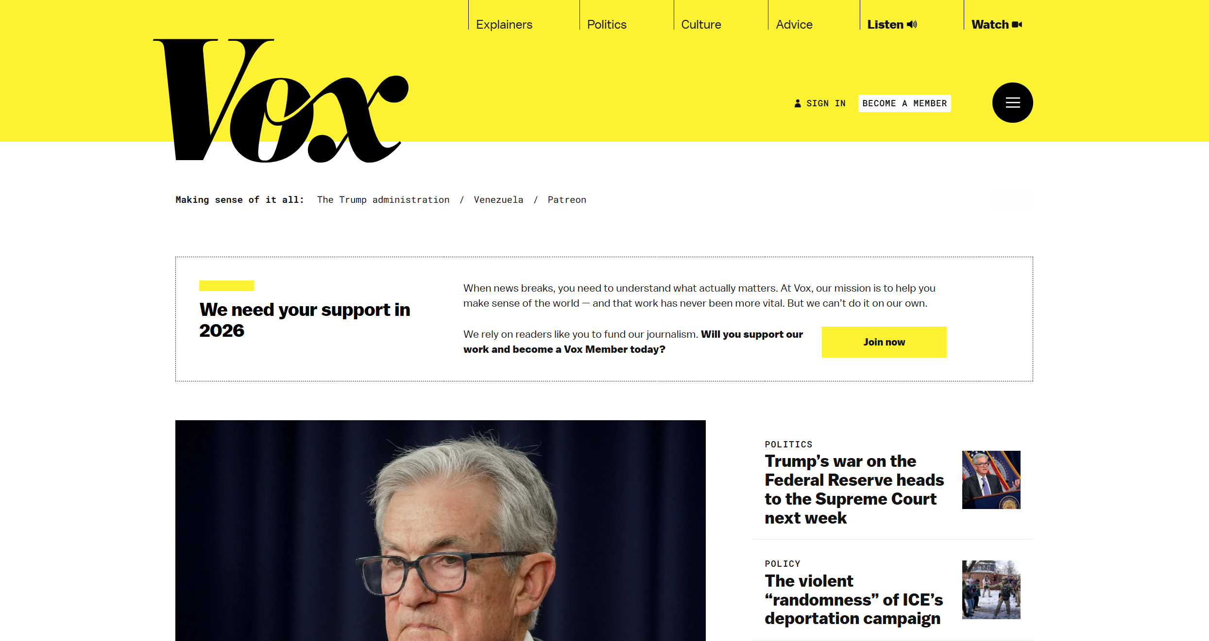 Vox Help Desk Contacts