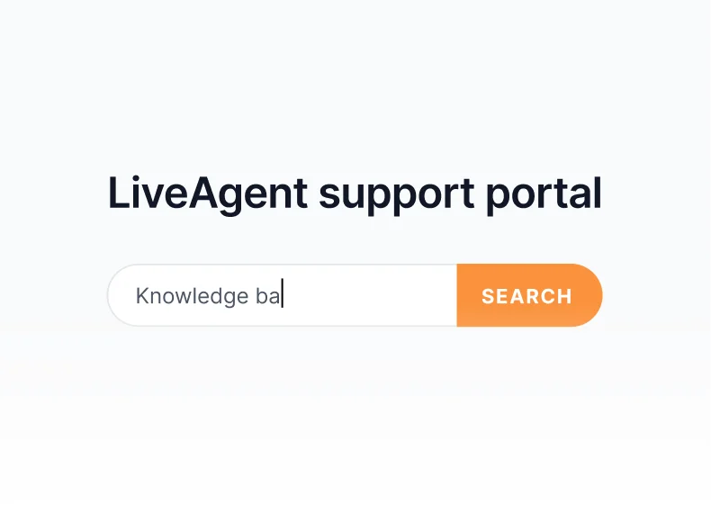 LiveAgent žinių bazė su straipsniais, vadovais ir DUK portalu