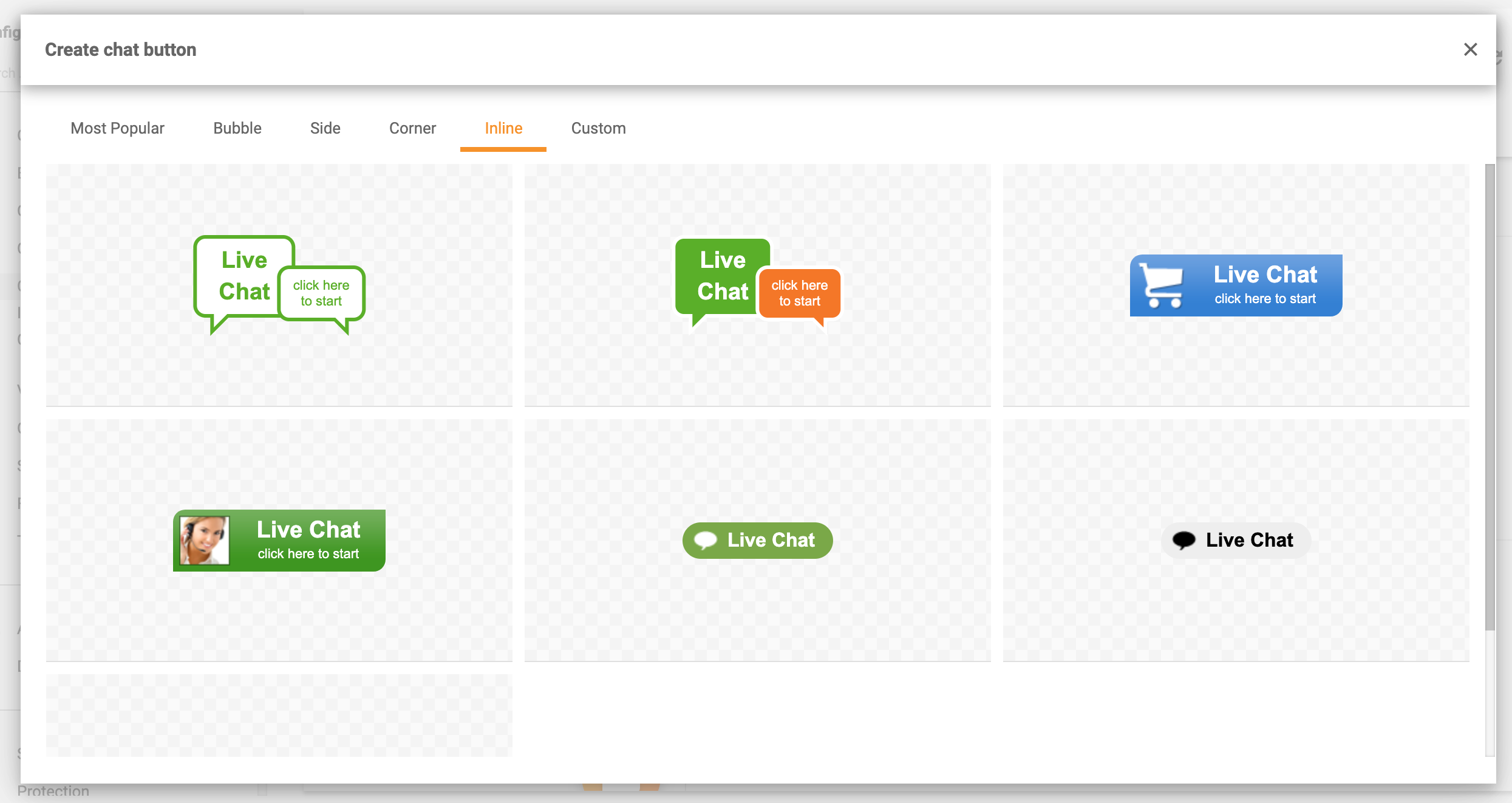 Eilutės pokalbio mygtukai