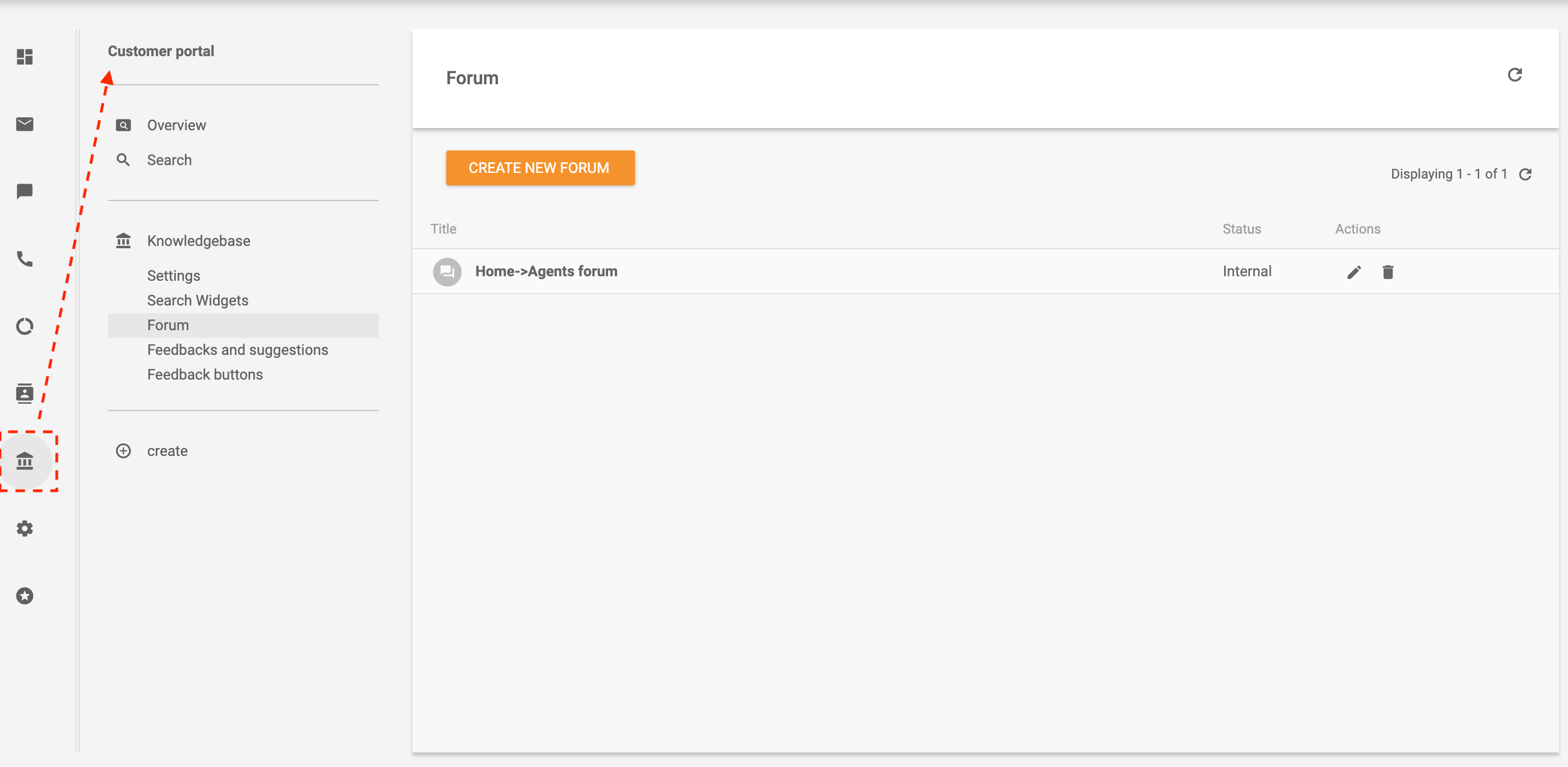 Customer portal in LiveAgent