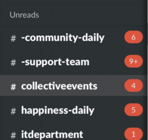 Slack pranešimai apie bilietus