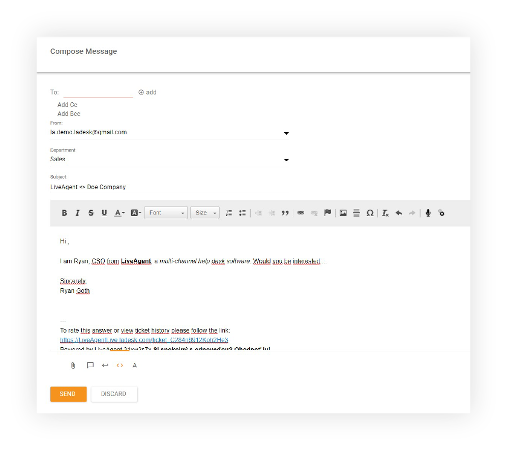 WYSIWYG redaktorius - Naujas bilietas