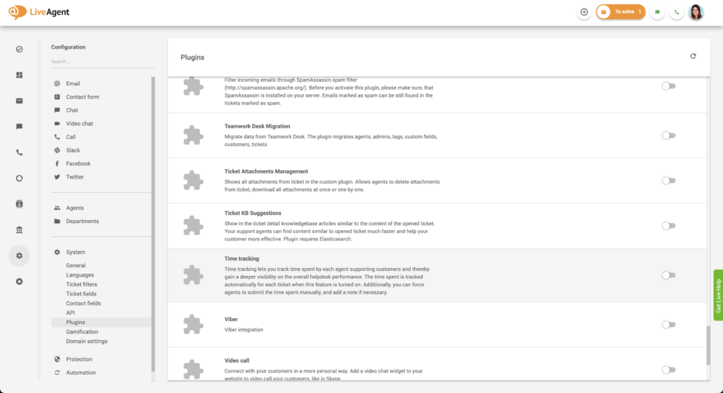 Laiko sekimo papildinio suaktyvinimas