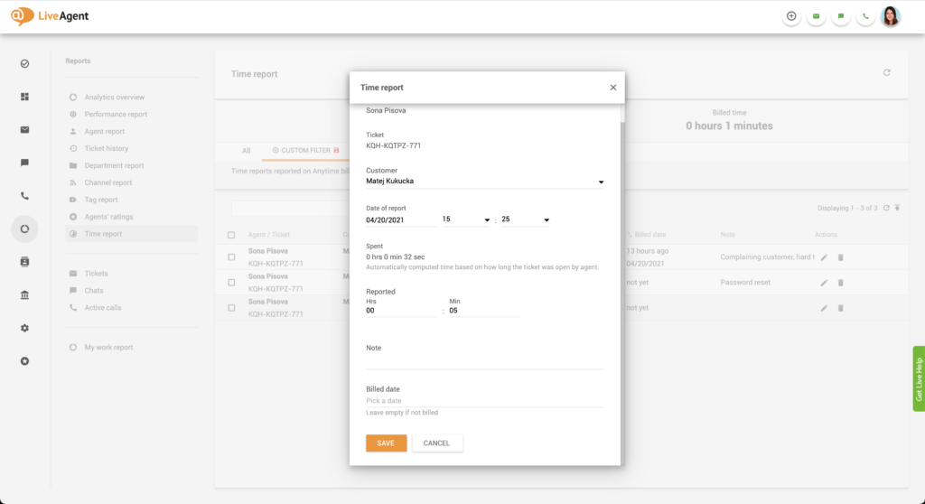Sąskaitoje faktūroje nurodytas laikas konfigūracija