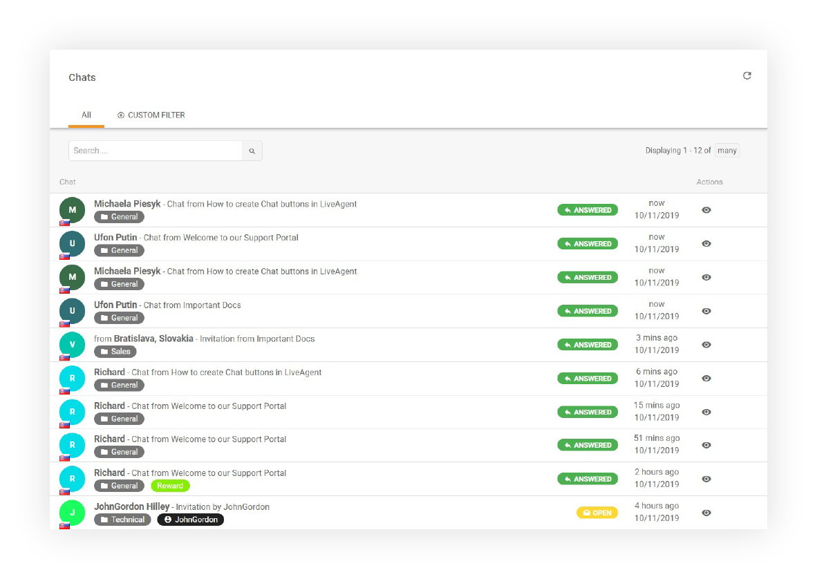 Pokalbio istorijos funkcijos pavyzdys