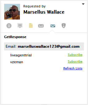 GetResponse LiveAgent prenumerata