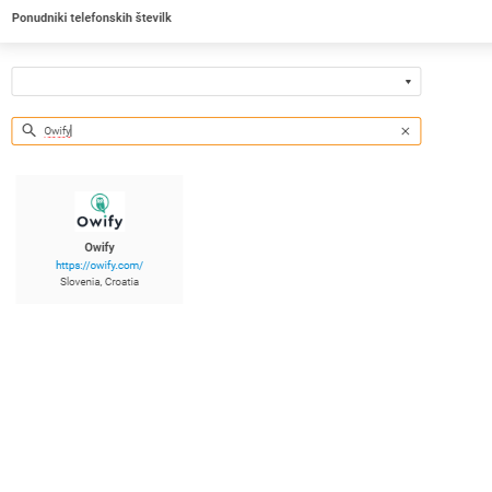 Owify provider selection