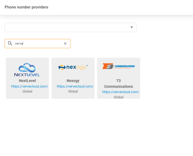 Verve prekės ženklai